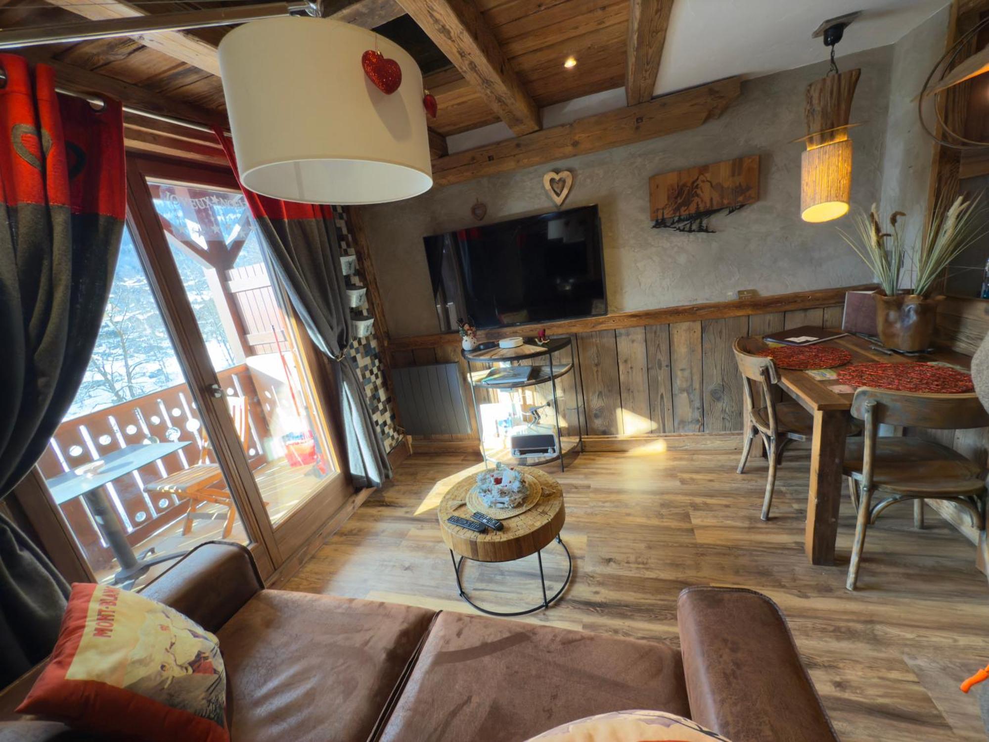 Apartamento Le Coup De Coeur Les Houches Exterior foto